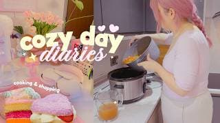 Cozy Day Diaries ✿ A Casual Week Of Home Cooking, Shopping & Slowing Down