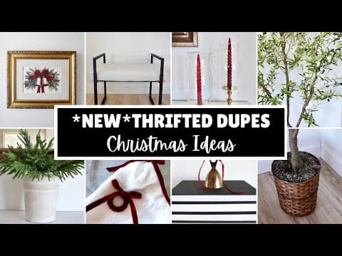 *new* Christmas Diys! How To Decorate For Christmas On A Budget! Thrifted Christmas Diys