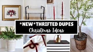 *new* Christmas Diys! How To Decorate For Christmas On A Budget! Thrifted Christmas Diys