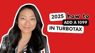 How to File Add a 1099 in TurboTax in 2025 (2024 Tax Season)