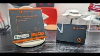 Novoo Slim Smart Tracker Card Review #novoo #cardholder #wallet #tracker