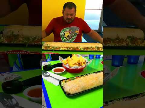 Gigantic 7.5lb Cheat Meal Burrito Challenge In Dardanelle Arkansas