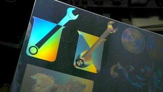 Optical Diffraction Patterns And Almost-holograms Made With A Mopa Laser Engraving Machine