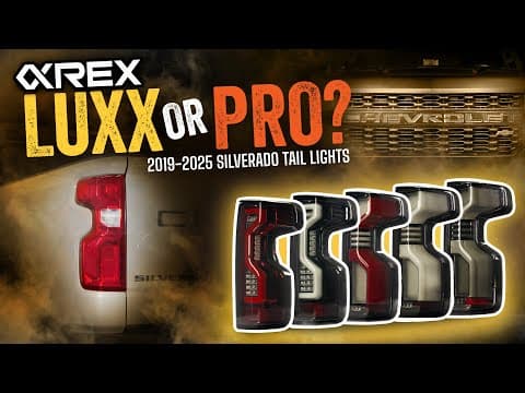 Which Alpharex Tail Lights Are Best? | 2019–2025 Chevy Silverado