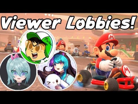 🔴mario Kart World Viewer Lobbies W/ @shimizuaise & @mimyukyu!