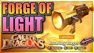 Maxing Roaring Rager [my Best Forge Of Light Pulls Ever?] Call Of Dragons