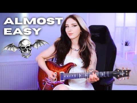 Avenged Sevenfold - Almost Easy (guitar Cover By Sophie Burrell)