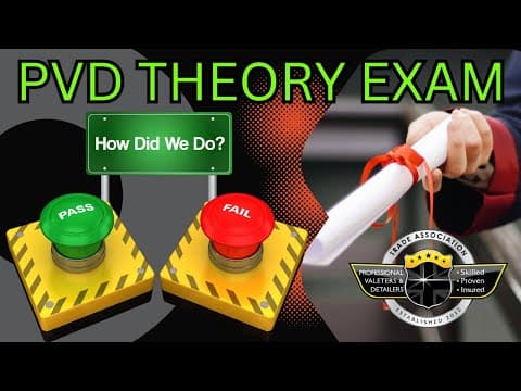 We Took The Pvd Theory Exam - Did We Pass Or Fail?