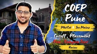 Coep Pune Review : Placement , Fees , Cutoff , Campus | Jee Mains | Top Mhtcet College 2025-2026