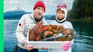 Japan’s Ama Divers Catch Mega Seafood Feast!!