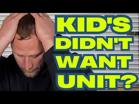 Kids Put Mom In Home & Don't Want Unit? ~ She Paid On Abandoned Storage Locker For 15 Years!