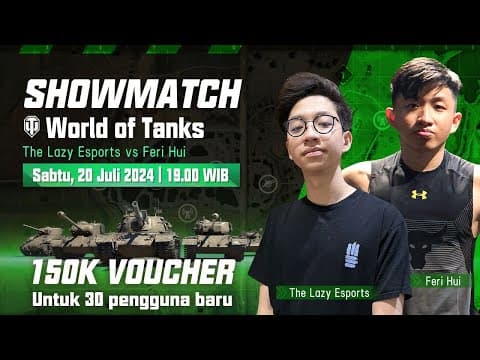 Perang Tank Baja Melawan @ferihui