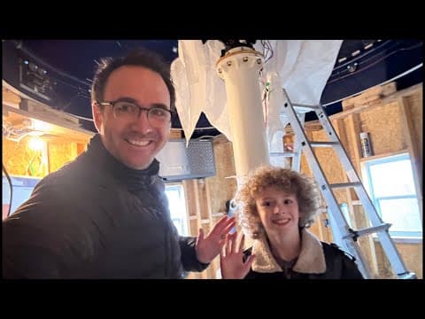 Post Ice Storm Observatory Inspection!