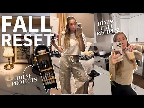 Fall Reset 🍂🧸🤍 | Organizing The House, Cooking, Decor Shopping