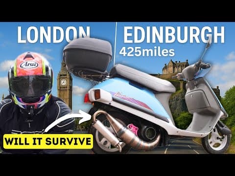 I Attempt To Ride My Aliexpress Race Moped From London To Edinburgh
