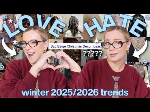 Winter Fashion (& Holiday) Trends I Absolutely Love And Hate...
