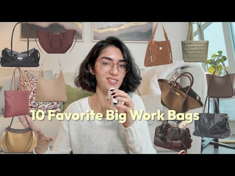 10 Favorite Big Bags For Work! 👜 | Best Everyday Bags | Mid-range And Budget Friendly Options