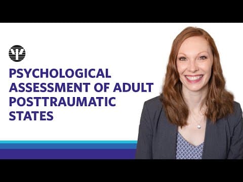Psychological Assessment Of Adult Posttraumatic States | Erin M. Eadie | Apa 2025