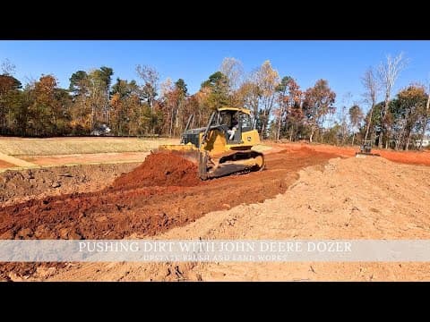 Push Dirt With The John Deere Dozer