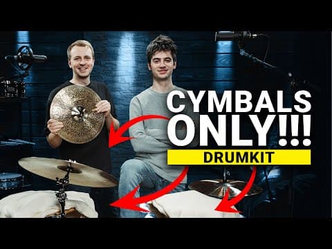 Building A Drumset Using Only Cymbals