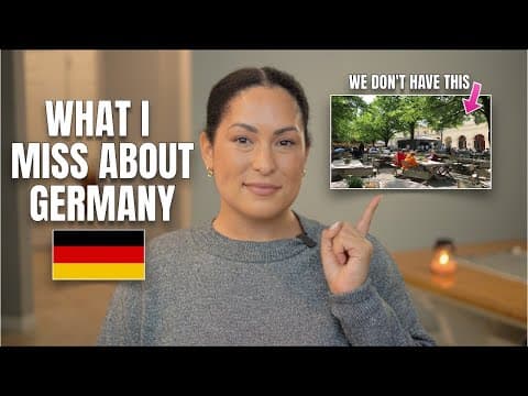 What I Really Miss About Germany