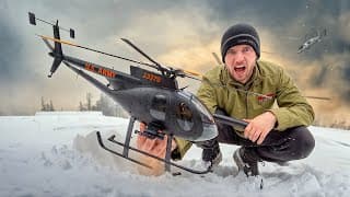 Überlebt Der Neue Undercover Hubschrauber Den Flug Im Schneesturm? (yu Xiang F119s Md500)