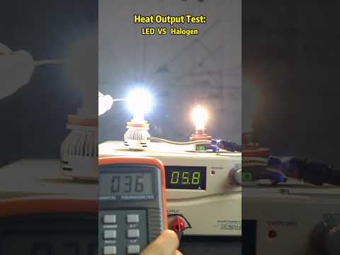 LED vs Halogen: Why LAplus LED Keeps Cooler | Temperature Test & Comparison