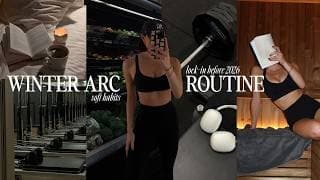 Winter Arc Vlog | How I'm Locking In Before 2026, Healthy Habits & Gentle Tips 🕯️