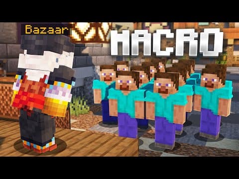 This Is The Most Advanced Bazaar Macro I’ve Ever Seen… | Hypixel Skyblock