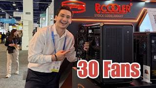 This Case Holds 30 FANS? CPS PcCooler CES 2026