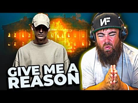 Nf Is Ready To Scrap | Rapper Reacts To Nf - Give Me A Reason