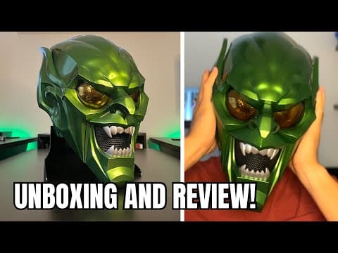 This Green Goblin Helmet Is Insane!