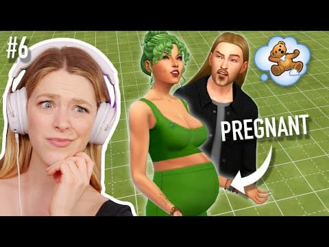 Having A Baby With A Sim Who Hates Children In The Sims 4 | Very Veggie #6