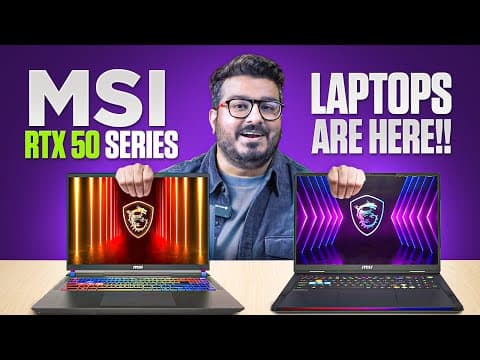 Msi's Rtx 50-series Laptops Are Here!! | Ep. 1