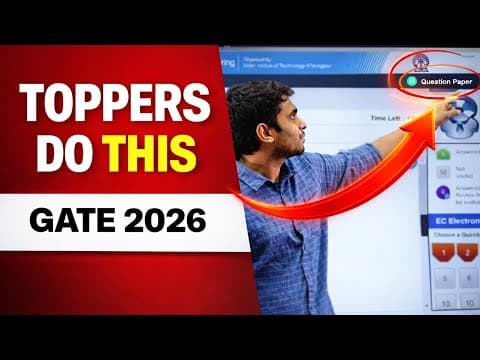 How To Score Maximum Marks In Gate 2026 (trick Gate Toppers Know🔥)