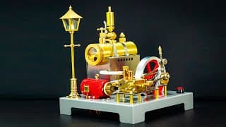 Mini Steam Engine Build And Generator Test - Retrol Se-02