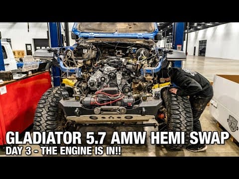 5.7 Amw Hemi Goes In My Gladiator - Full Conversion Day 3
