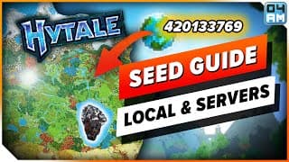 Hytale How To Locate & Use World Seeds On Singleplayer & Servers! Full Guide