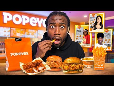 I Rated Popeye's New Streamer Bundles !!