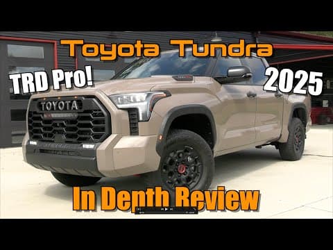 2025 Toyota Tundra Trd Pro: Start Up, Test Drive & In Depth Review