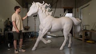 My Biggest 3D Print Ever -  Epic Full Sized Horse