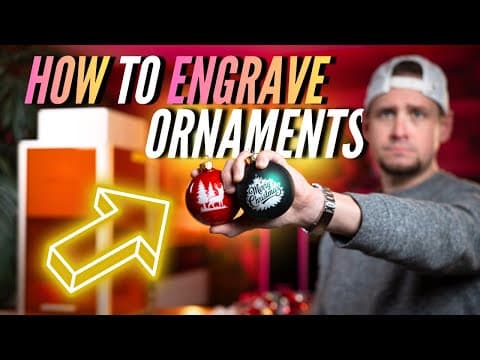 How To Engrave Christmas Ornaments With Any Laser Xtool F2 Ultra Uv