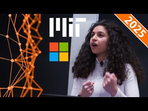 Mit 6.s191 (microsoft): Ai For Biology