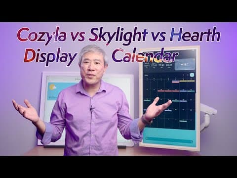 Cozyla Vs Skylight Vs Hearth Display Calendar: Which Is The Best Digital Family Smart Calendar?