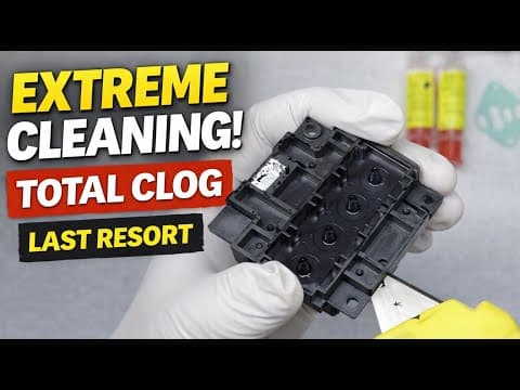 Extreme Bone-dry Printhead Cleaning: Recovering Epson Printheads Everyone Gave Up On