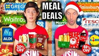 We Bought & Tried Every Christmas Meal Deal We Could Find! 😋 Huge Savings!!!!