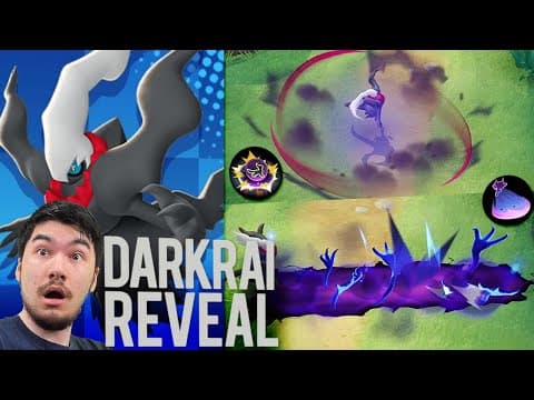 New Speedster Darkrai ! All Skills Revealed ! Pokemon Unite