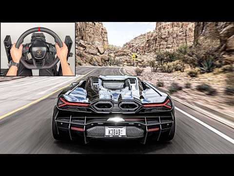Lamborghini Revuelto | Forza Horizon 5 | Steering Wheel Gameplay