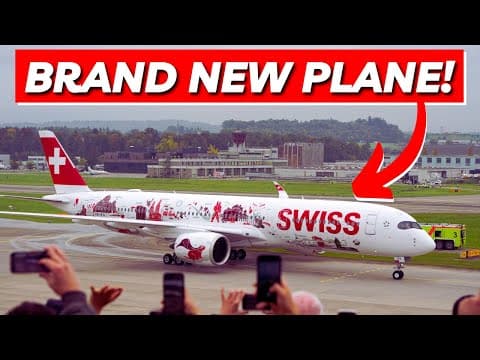 I Flew Swiss' Stunning New Airbus A350 (wow)