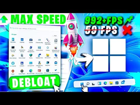 🚀 Debloat Windows 11 In 2024: Remove Bloatware & Maximize Speed!💻